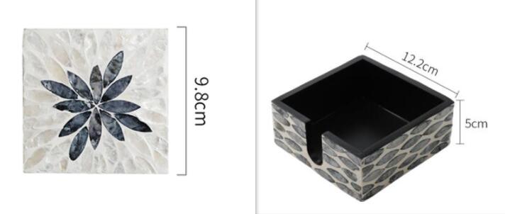 Light Luxury Wooden Decorative Bowl Mat