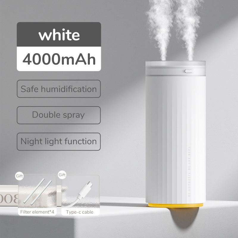 Small Humidifiers 500ml Desk Humidifier Night Light Function