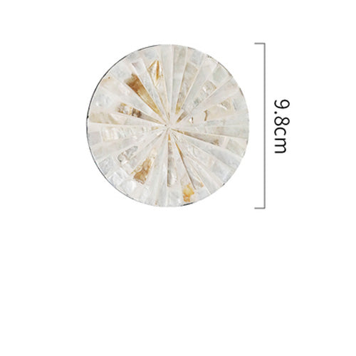 Light Luxury Wooden Decorative Bowl Mat