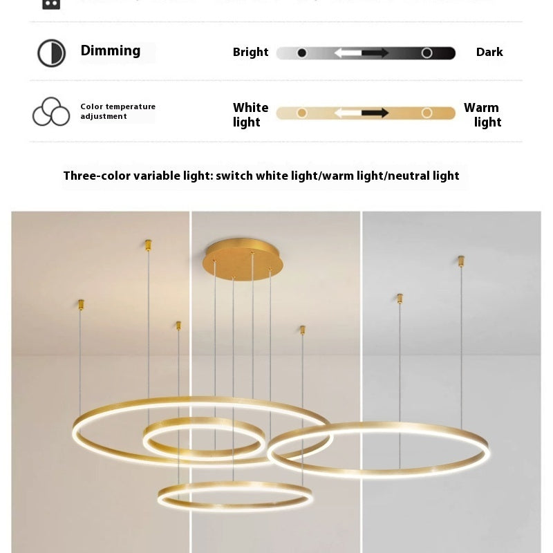 Guangdong Zhongshan Minimalist Dining Roomliving Room Chandelier Modern Minimalist