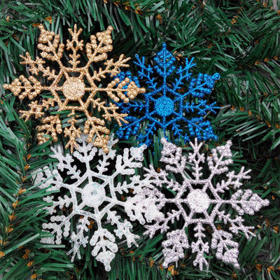 Christmas Tree Decorations, Acrylic 10CM Snowflakes
