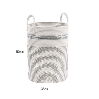 Cotton String Knitted Basket Storage Storage Basket