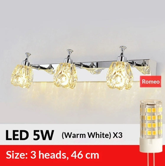 Mirror Front Bathroom Mirror Cabinet Toilet Bathroom Wall Lamp Mirror Lamp