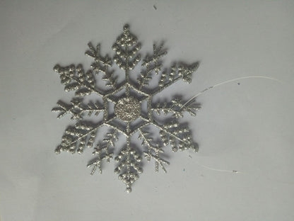 Christmas Tree Decorations, Acrylic 10CM Snowflakes