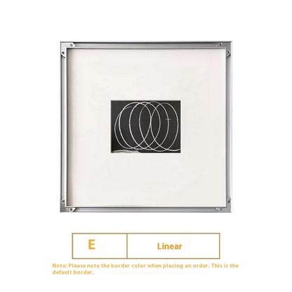 Modern Simple Black And White Line Decorative Painting