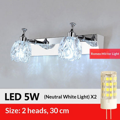 Mirror Front Bathroom Mirror Cabinet Toilet Bathroom Wall Lamp Mirror Lamp