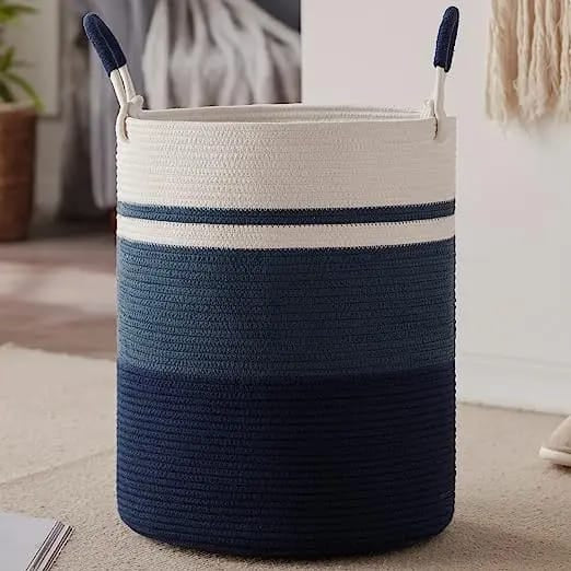 Cotton String Knitted Basket Storage Storage Basket