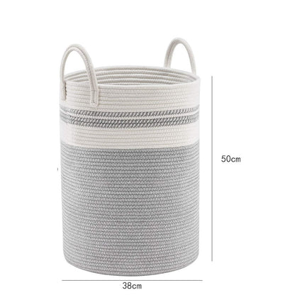 Cotton String Knitted Basket Storage Storage Basket