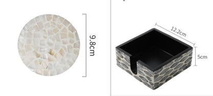 Light Luxury Wooden Decorative Bowl Mat