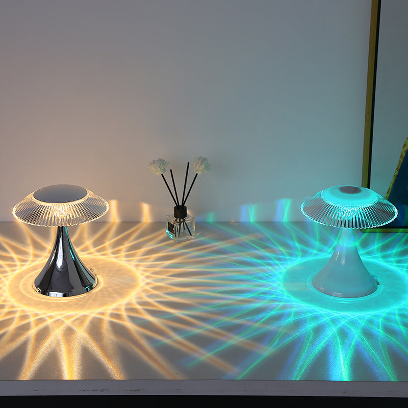 Crystal Table Lamp Touch PC Bedside