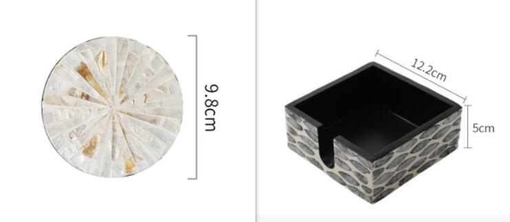 Light Luxury Wooden Decorative Bowl Mat