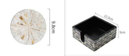 Light Luxury Wooden Decorative Bowl Mat