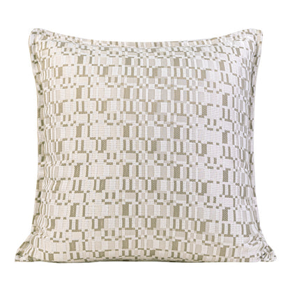 Simple Oatmeal Plaid Small Texture Pillow