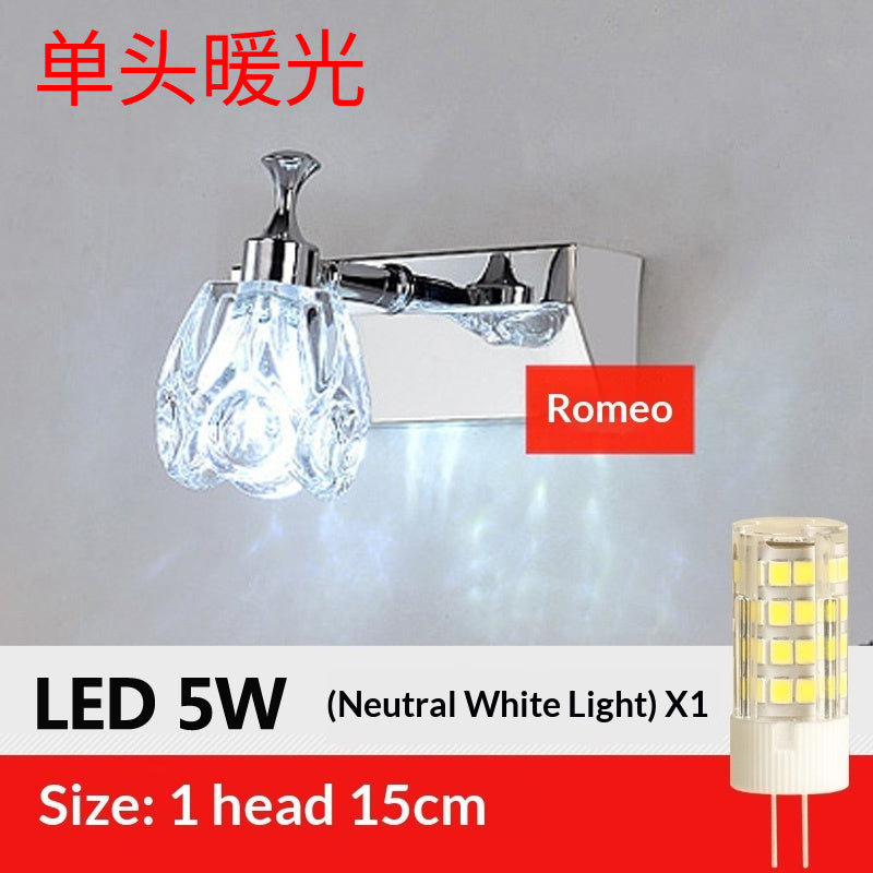 Mirror Front Bathroom Mirror Cabinet Toilet Bathroom Wall Lamp Mirror Lamp