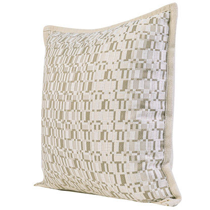 Simple Oatmeal Plaid Small Texture Pillow