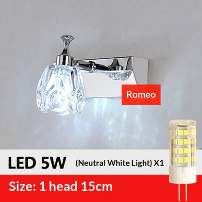 Mirror Front Bathroom Mirror Cabinet Toilet Bathroom Wall Lamp Mirror Lamp