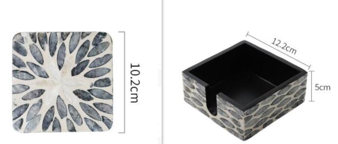 Light Luxury Wooden Decorative Bowl Mat