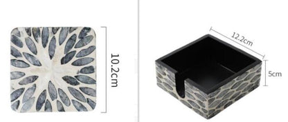 Light Luxury Wooden Decorative Bowl Mat