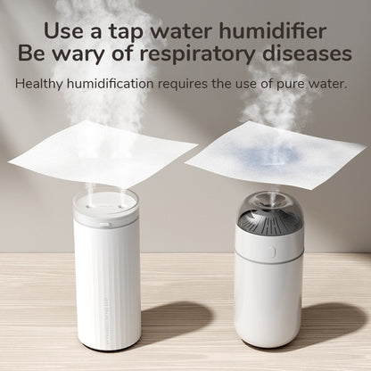 Small Humidifiers 500ml Desk Humidifier Night Light Function