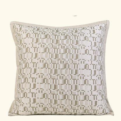 Simple Oatmeal Plaid Small Texture Pillow